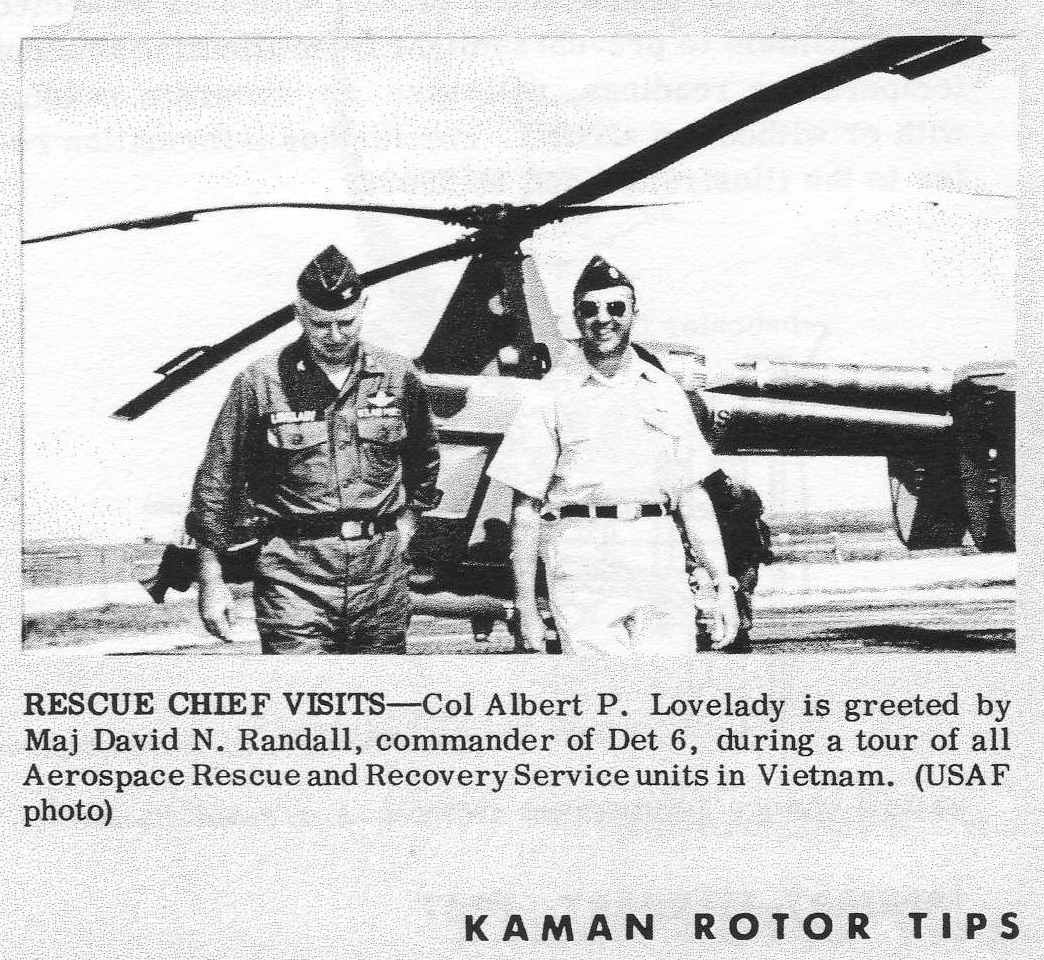Maj Randall DetCo Nov66